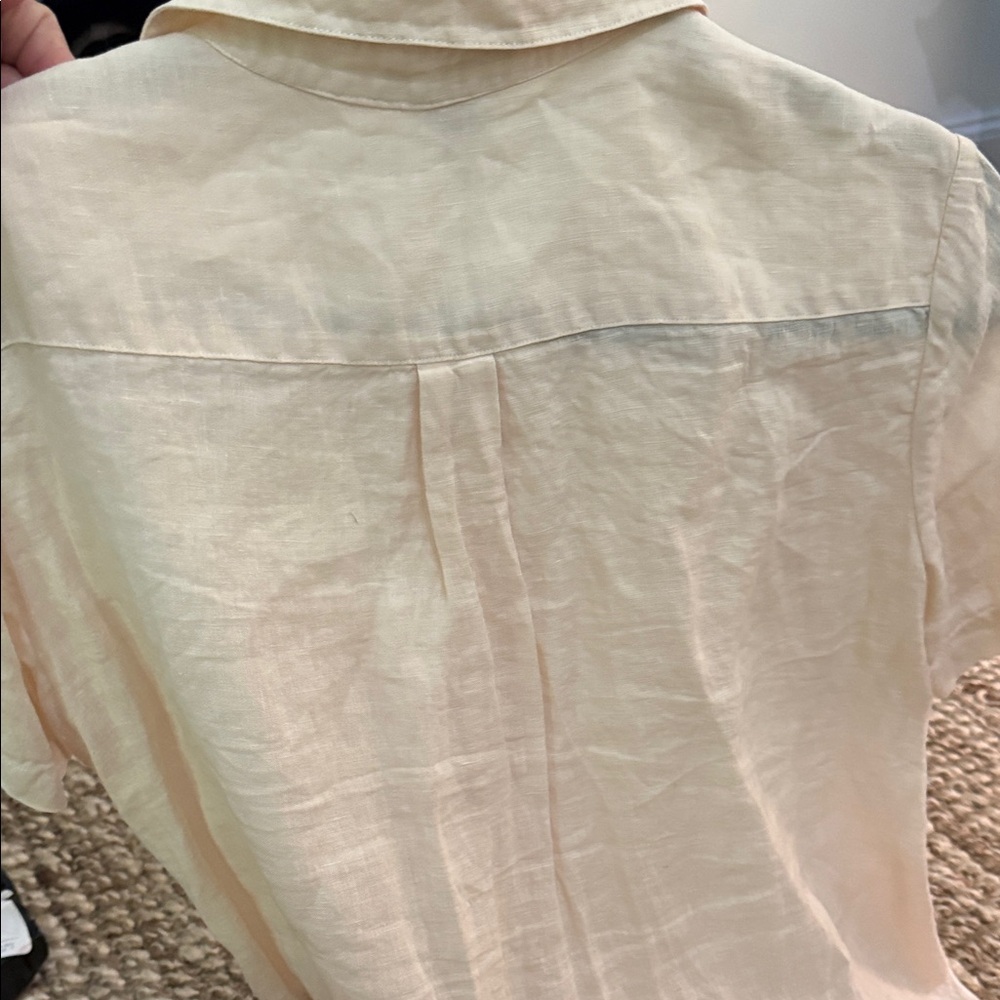 THEORY 100% Linen Button-Up Shirt - Unbranded - Picture 8 of 11